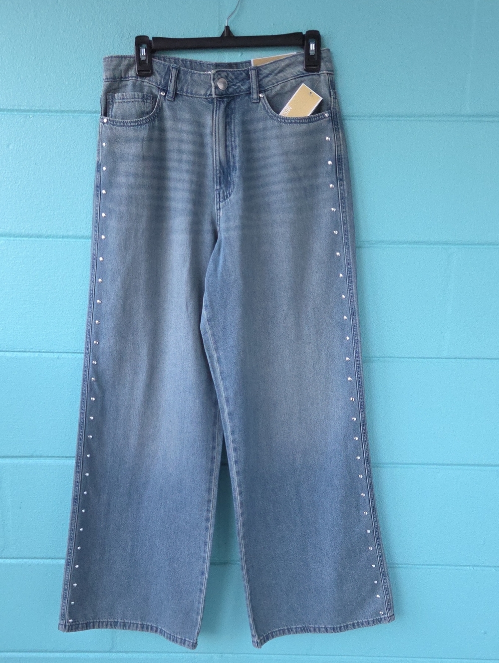 NWT "Michael Michael Kors" Carmen Wide Leg Jeans Woman's Size 8 or 12